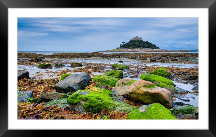 The Majestic Saint Michaels Mount Framed Mounted Print by Tim Hill