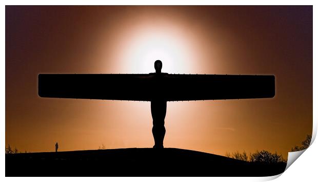 Angel of the North - Gateshead Print by Will Ireland Photography