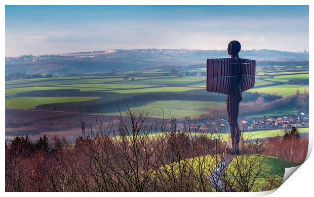 Angel of the North - Gateshead Print by Will Ireland Photography