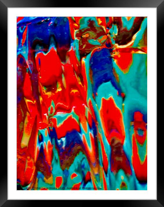 Abstract 2023 30 Framed Mounted Print by Stephanie Moore