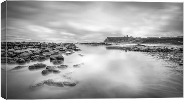 Moody Scarborough Seascape Canvas Print by Tim Hill