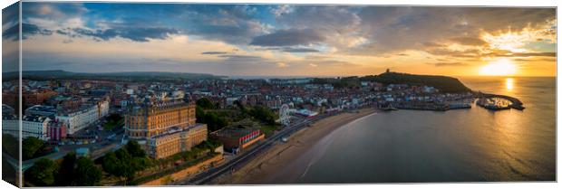 Majestic Sunrise over Scarborough Canvas Print by Tim Hill