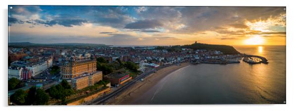 Majestic Sunrise over Scarborough Acrylic by Tim Hill