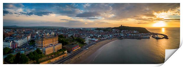 Majestic Sunrise over Scarborough Print by Tim Hill