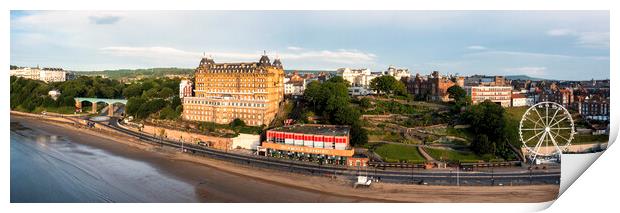 Scarborough Seafront Panoramic Print by Tim Hill