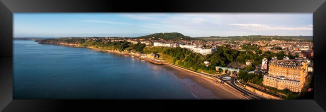 Stunning Panorama of Scarboroughs South Bay Framed Print by Tim Hill
