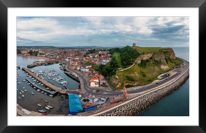 Majestic views of Scarborough Framed Mounted Print by Tim Hill