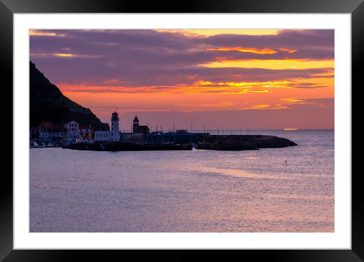 Scarborough Sunrise Framed Mounted Print by Tim Hill