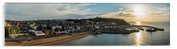 Scarborough Panoramic Acrylic by Tim Hill