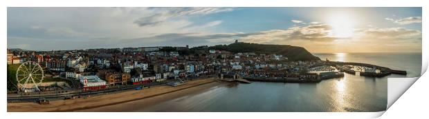 Scarborough Panoramic Print by Tim Hill