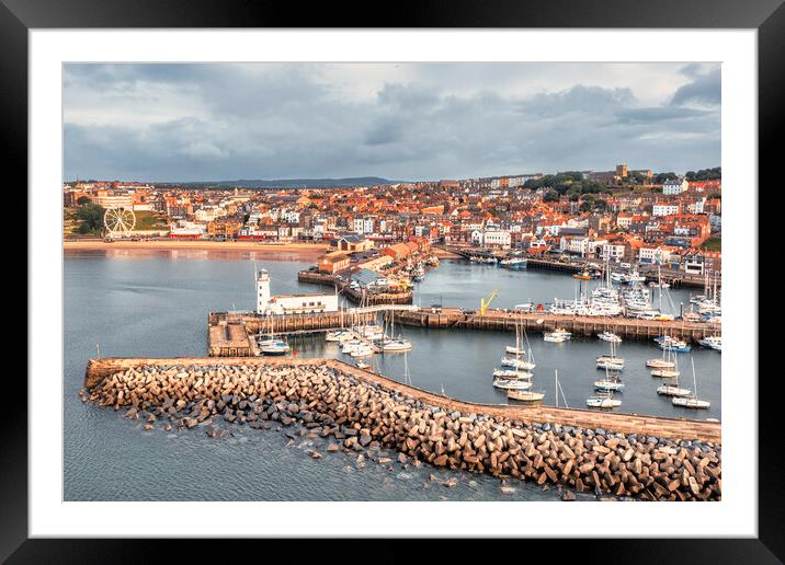 Captivating View of Scarboroughs Maritime Beauty Framed Mounted Print by Tim Hill