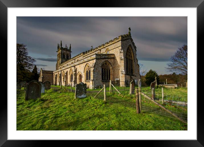 St Mary The Virgin Church Framed Mounted Print by Steve Smith