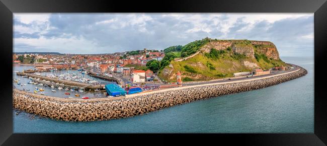 Scarborough from the Air Framed Print by Tim Hill