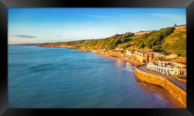 Scarborough Spa Bandstand from Above Framed Print by Tim Hill