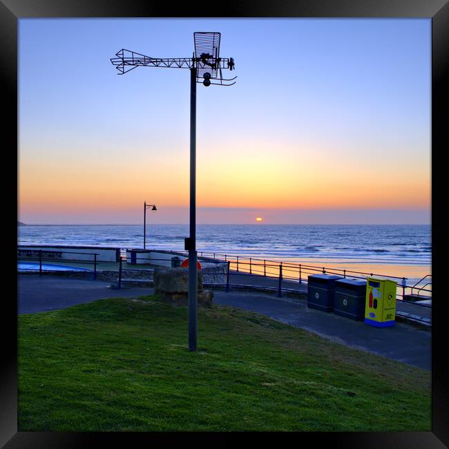 Filey Sunrise Framed Print by Steve Smith