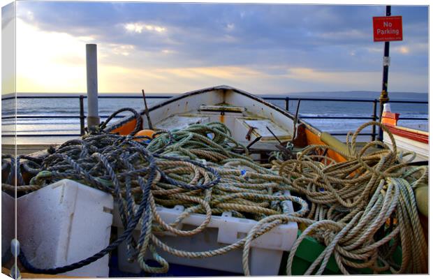 Filey Cobb Canvas Print by Steve Smith