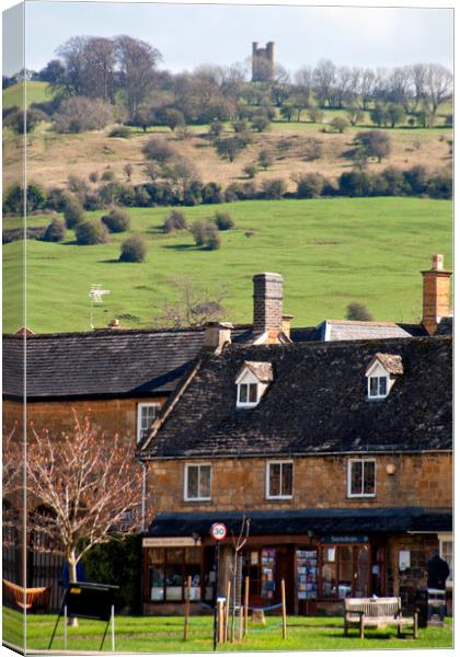 Captivating View of Broadway Cotswolds Canvas Print by Andy Evans Photos