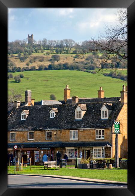 Broadway Cotswolds Worcestershire England UK Framed Print by Andy Evans Photos
