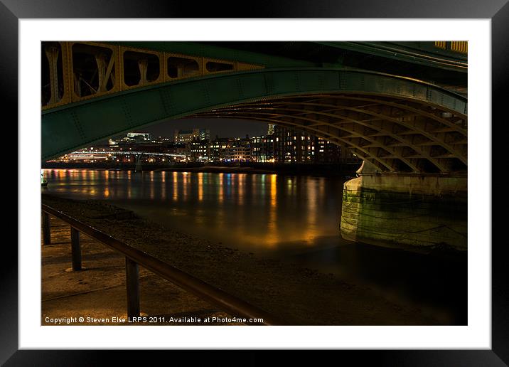 Under the Bridge Framed Mounted Print by Steven Else ARPS