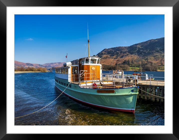 Ullswater Steamers Lady Wakefield Framed Mounted Print by Tim Hill