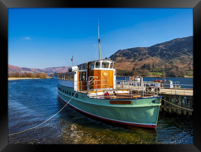 Ullswater Steamers Lady Wakefield Framed Print by Tim Hill