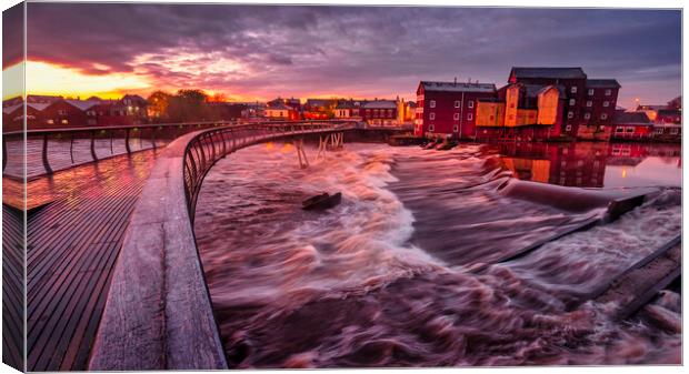 Castleford West Yorkshire Canvas Print by Tim Hill