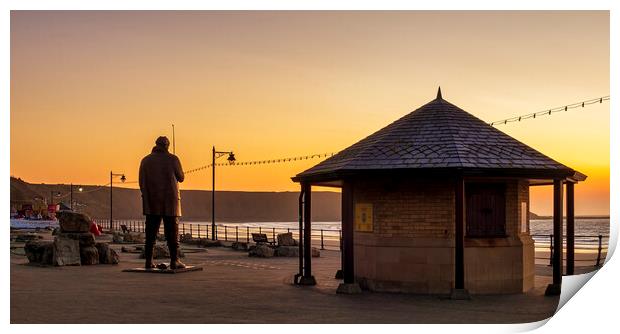 The Beauty of Filey Seafront Print by Tim Hill