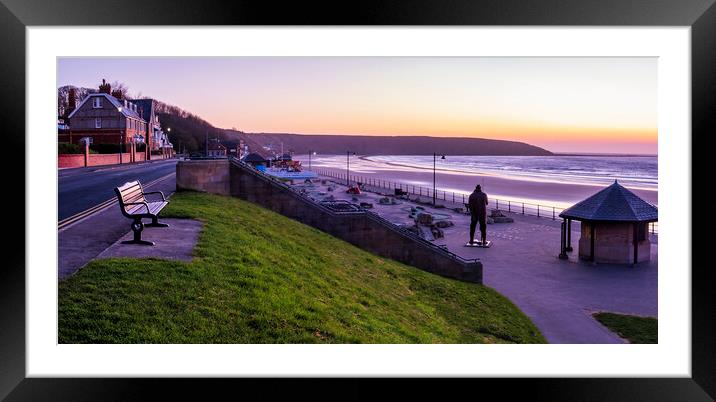Filey Seafront Framed Mounted Print by Tim Hill