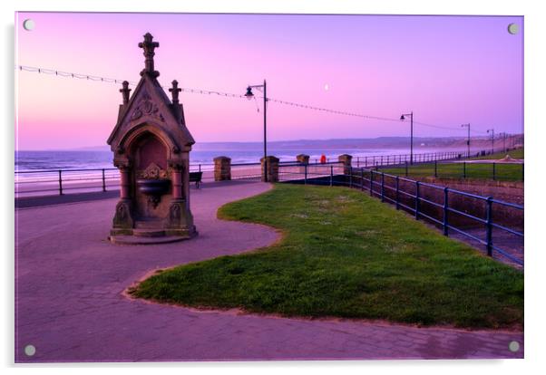  Filey Victorian Drinking Fountain Acrylic by Tim Hill