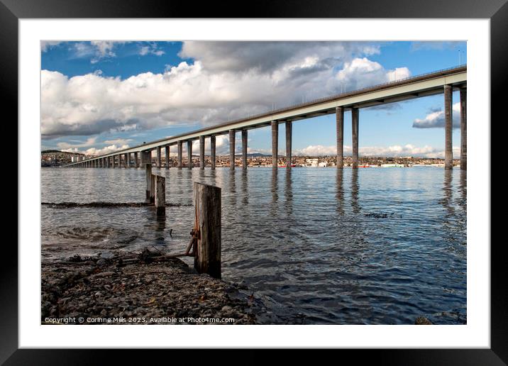 Tay Road Bridge Framed Mounted Print by Corinne Mills