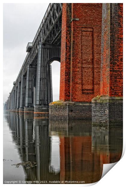 Tay Rail Bridge Print by Corinne Mills