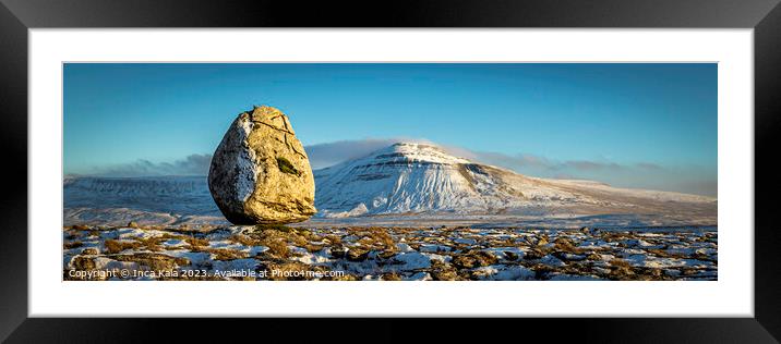 A Winter's Day in the Yorkshire Dales Framed Mounted Print by Inca Kala