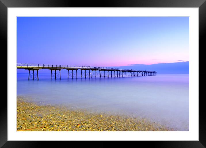 Saltburn By The Sea Pier Framed Mounted Print by Steve Smith