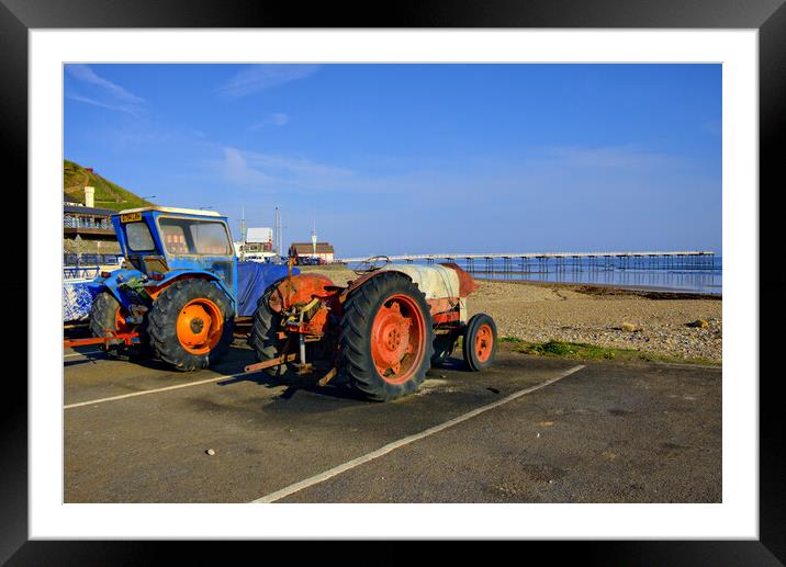 Saltburn By The Sea Tractors Framed Mounted Print by Steve Smith