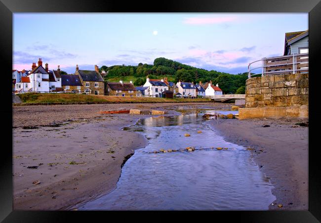 Mystical Sandsend Coast Framed Print by Steve Smith