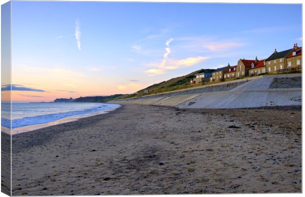 Sandsend North Yorkshire Canvas Print by Steve Smith