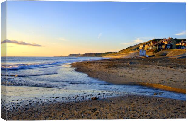 Enchanting Sandsend Coastline Canvas Print by Steve Smith