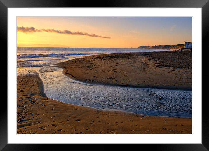 Majestic Coastline of Sandsend Framed Mounted Print by Steve Smith