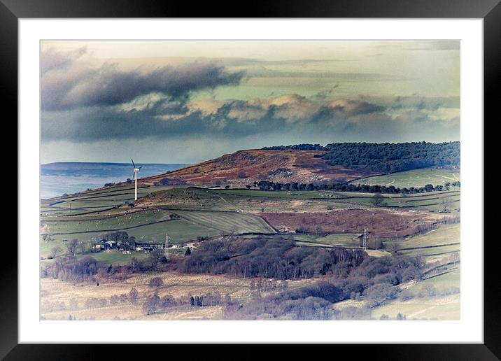 Scenes of Yorkshire from Long Lee - HDR Framed Mounted Print by Glen Allen