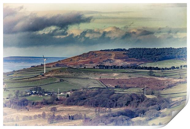 Scenes of Yorkshire from Long Lee - HDR Print by Glen Allen