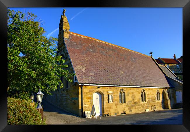 Sandsend Church Framed Print by Steve Smith