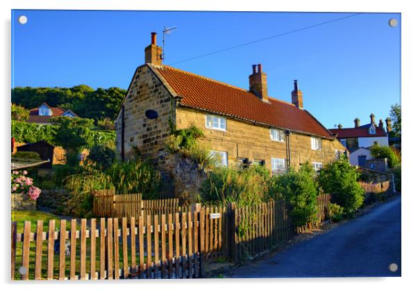 Sandsend North Yorkshire Acrylic by Steve Smith