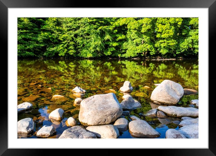 Serene Reflections of Richmond Framed Mounted Print by Tim Hill