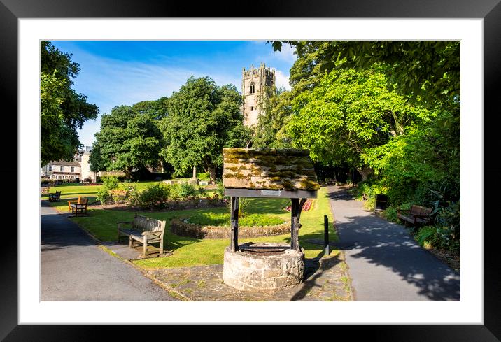 The Serenity of Richmonds Wishing Well Framed Mounted Print by Tim Hill