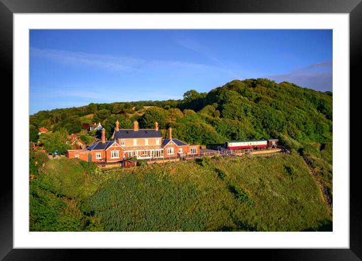 Sandsend Old Station Framed Mounted Print by Steve Smith