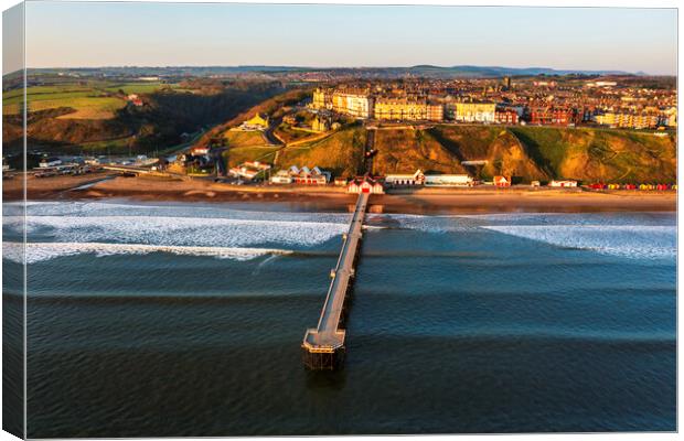 Saltburn from above Canvas Print by Tim Hill