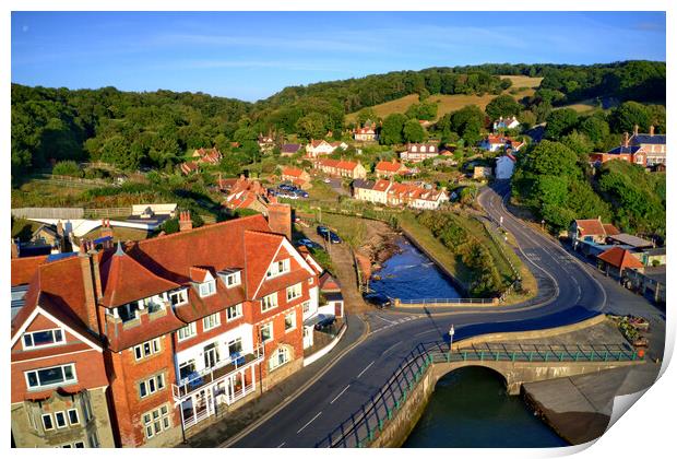 Sandsend North Yorkshire Print by Steve Smith