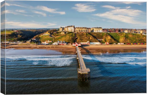 Saltburn from above Canvas Print by Tim Hill