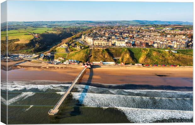 Saltburn from above Canvas Print by Tim Hill