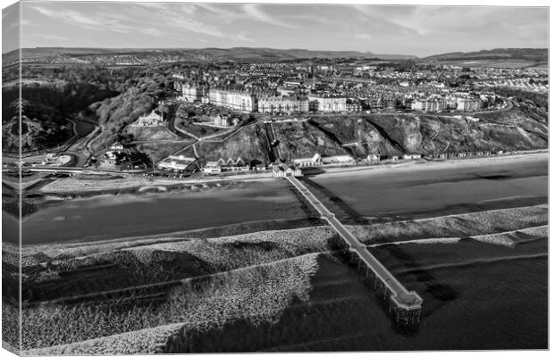 Saltburn from above Canvas Print by Tim Hill